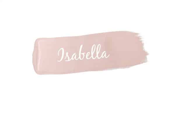 paint swoosh of Mango Paint colour Isabella