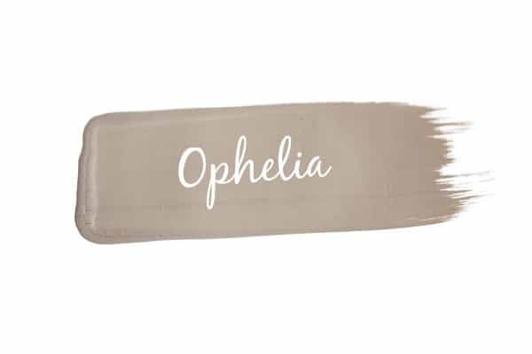 paint swoosh of Mango Paint colour Ophelia