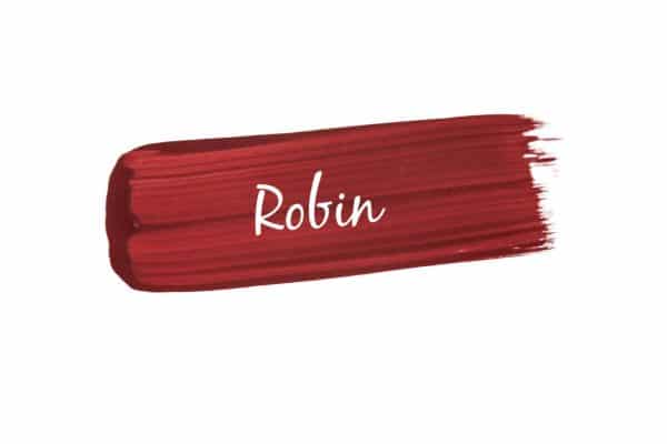 paint swoosh of Mango Paint colour Robin