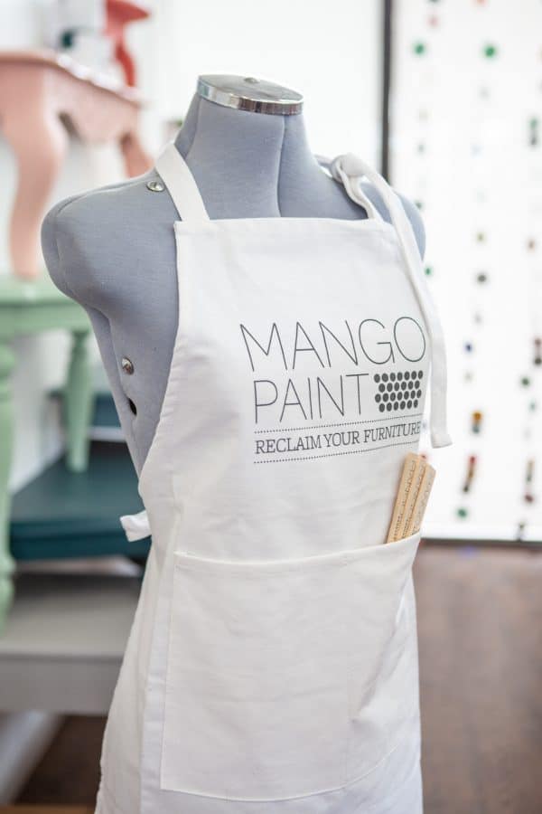 Mango Paint branded painters apron